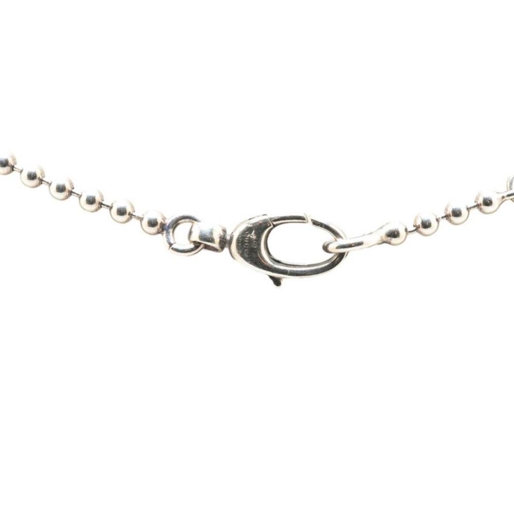 Gucci 925 Silver Heart GG Pendant Necklace - Picture 3 of 9
